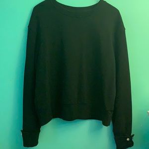 Black long sleeve top